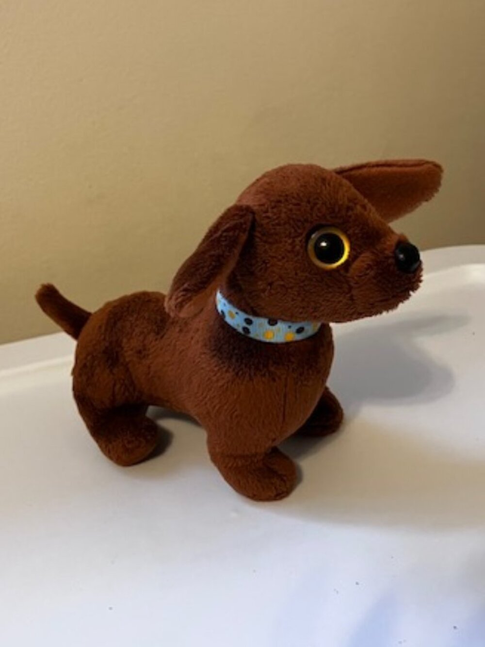 Frank the Brown Dog Beanie Baby 2.0